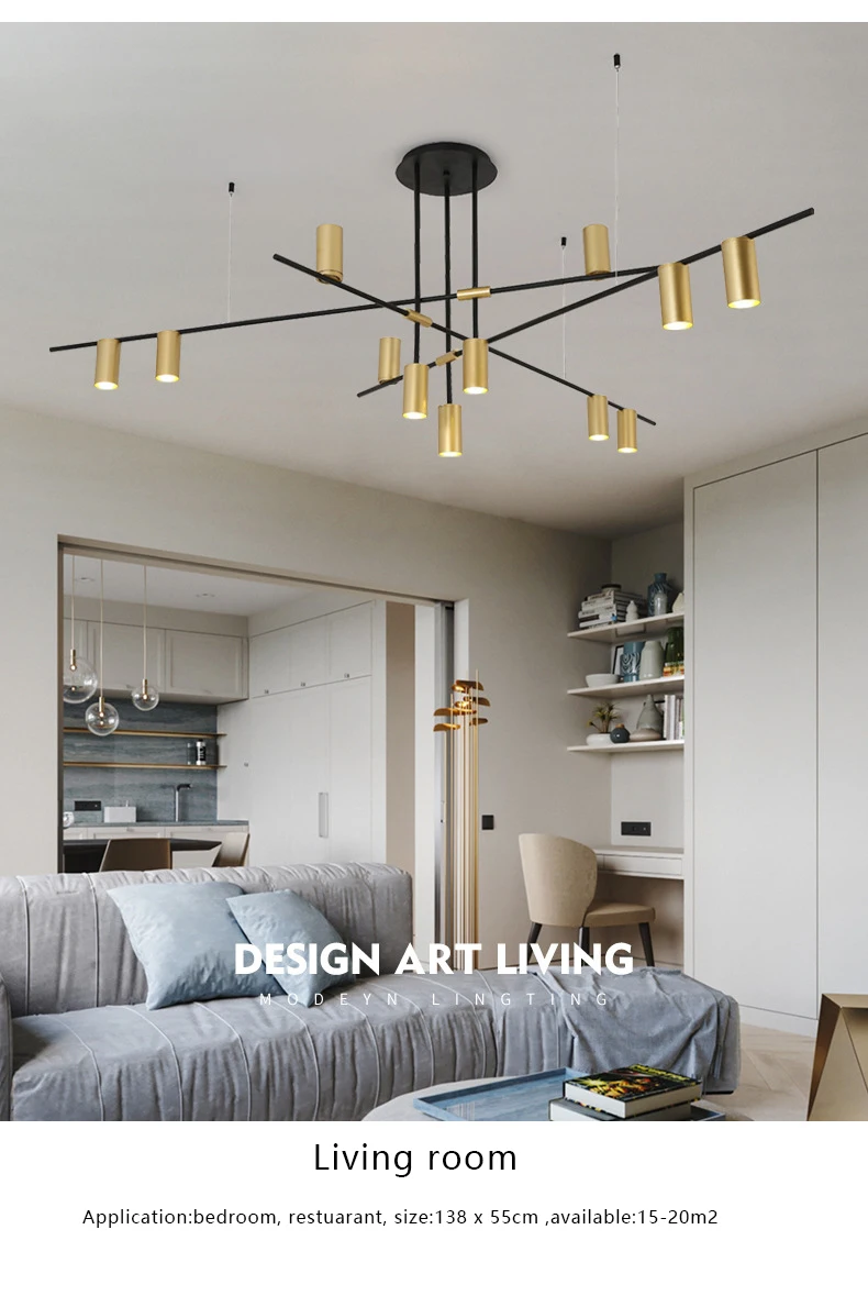 Nordic mordern iron led Designer Pendant Lighting fixtures Light Lamp Kitchen14