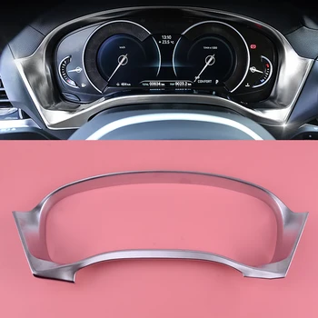 

beler ABS Chrome Dashboard Cover Decor Frame Trim Fir for BMW X3 G01 2018