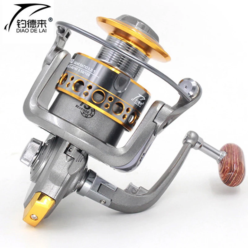 

FDDL 5.2:1 Fishing Reel 1000-7000 Foldable Arm Rocker Spinning Reel Power Bass Carp Fishing Tackles pescaria Fishing accessories