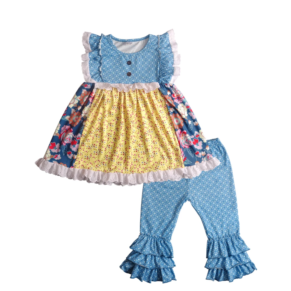 

Baby Girl Outfit CONICE NINI Summer Spring Clothes Newborn Baby without headband Ruffles Boutique Baby Girls clothes Set