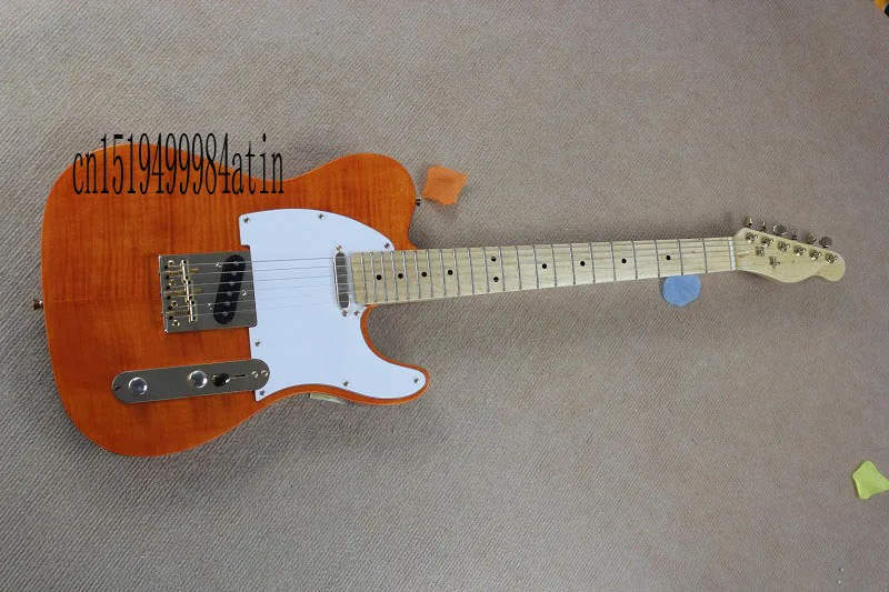 

wholesale new style telecaster guitar American standard tele electric guitar with Golden yellow