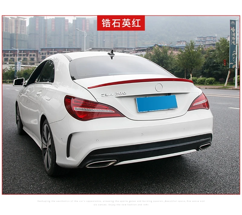 Для Mercedes Benz CLA спойлер CLA45 W117 C117 задний багажник крылья спойлер 2013 CLA 200 250 260