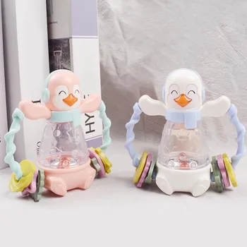 

Early Education Enlightenment Toy Newborn Rattle Cartoon Animal Catching Bell Comfort Toys Random Color New