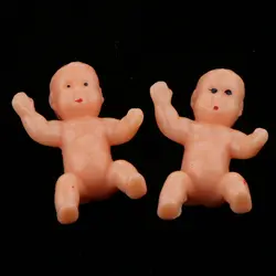Упаковка из 50 шт мини куклы малыши игрушки для стола для украшения детского душа