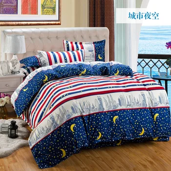 

5 Sizes 4pcs Bohemian Bedding Set Soft Polyester Bed Linen Duvet Cover Pillowcases Bed Sheet Sets Home Textile Full Coverlets