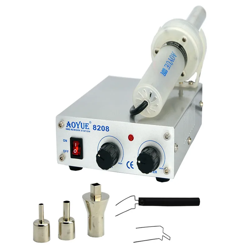 

AOYUE 8208 Miniature Turbine Rotary Air Blowing Soldering Station Desoldering Station Anti - static Maintenance Station 260W