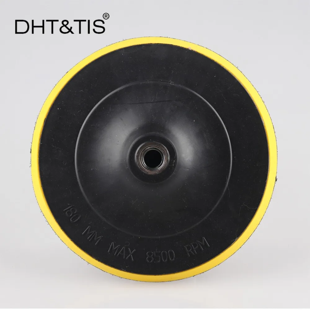 DHT& TIS " до 7" M14 резервная шлифовальная площадка для крюк и петля полировальный диск полировка автомобиля восковая шлифовка стен