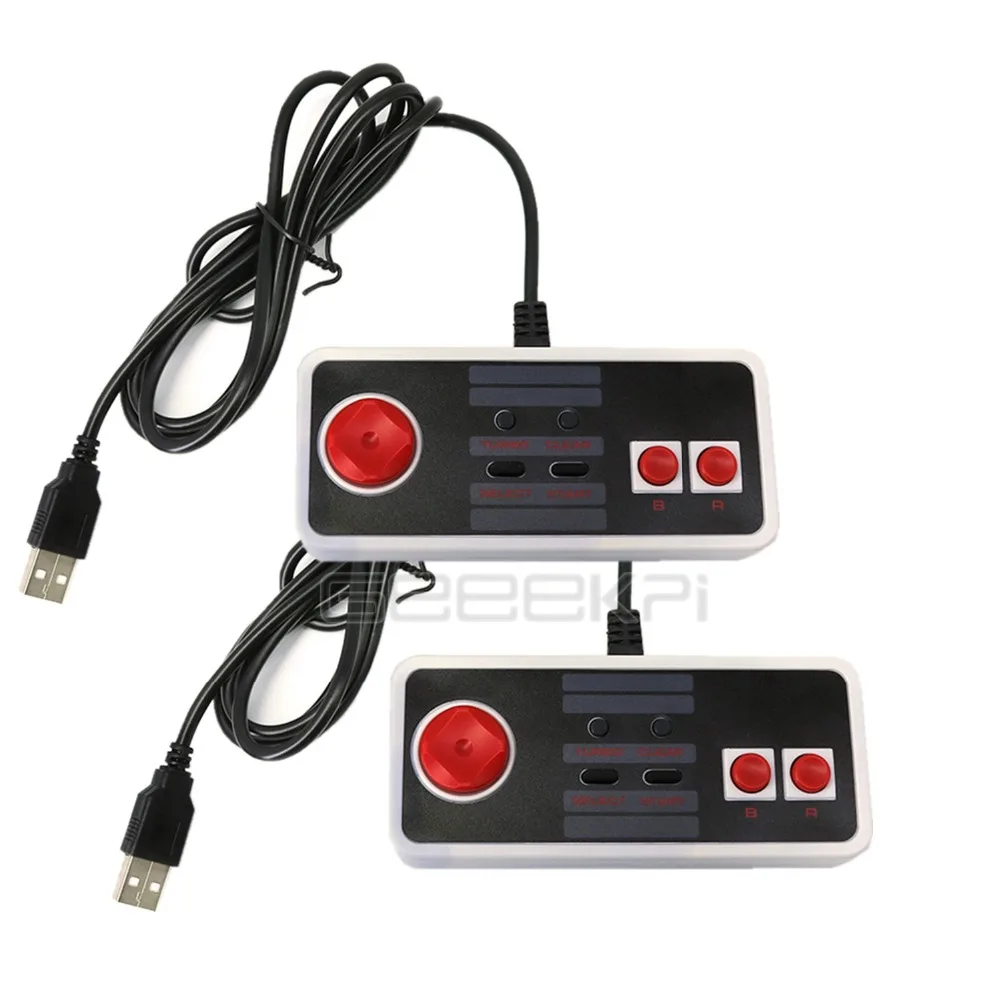 Case + Mais Controladores de Jogo sem Fio para Raspberry Kit com Ventilador + Opcional b + - Geeekpi Nespi Retroflag Snes Turbo 2.4g pi 3 2b - - Imagem 5