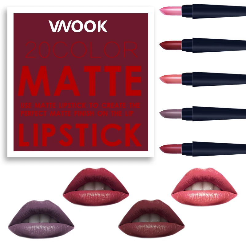 Brand Makeup Matte Lipstick Set Waterproof Glitter Lip Stick Red Purple Pigments Long Lasting Korean Cosmetic Gifts for Women |