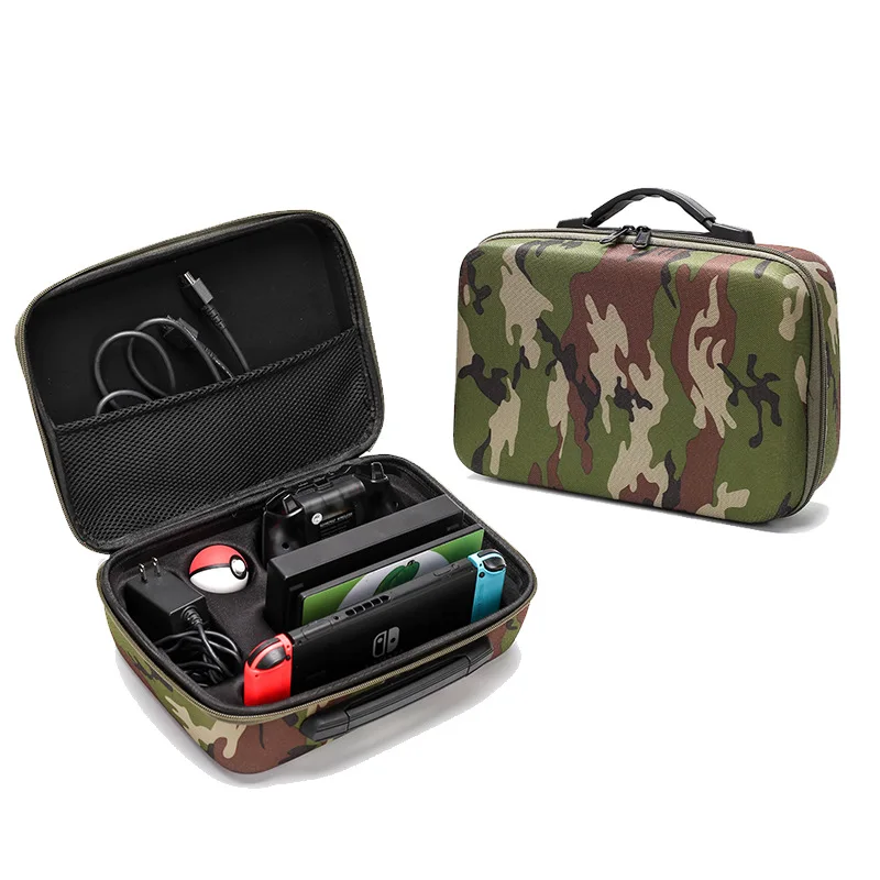 

Yoteen Camouflage Bag for Nintend Switch Carrying Case EVA Travel Bag for Console Dock Pro Controller Poke Ball Plus Controller