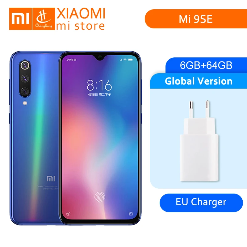 

Global Version Xiaomi Mi 9 SE Mi9 6GB 64GB Snapdragon 712 Octa Core 5.97" AMOLED FHD+ Display 48MP Triple Cameras NFC Smartphone