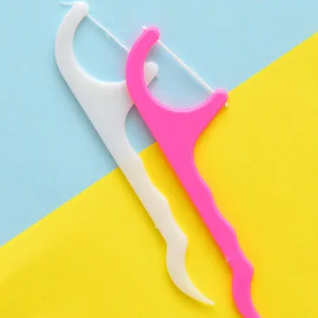 

25pcs/pack Dental Floss Personal Oral Hygiene Tools Bleaching Interdental Brush Clean Teeth Stick Plastic Toothpicks Pick