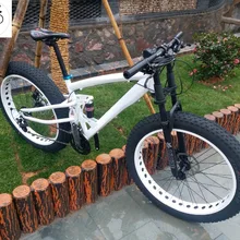 Kalosse с возможностью креативного самостоятельного выбора цвета 26*4,0 шин 17 дюймовый гидравлический тормоза M310 указано жира, снеговой велосипед 24 скорости горный велосипед