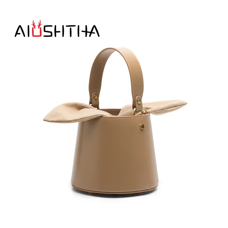 

Bags For Women Leather Handbag Ladies Bucket Luxury Designer Brand Crossbody Shoulder Bag High Quality Feminina Small 2019