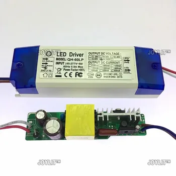 

10to18 x 3W 18 to30 X3W 50W 80w 90w Led Transformer Power Supply AC85-265V Output 30-60V 54v-105v 600MA LED downlight Driver