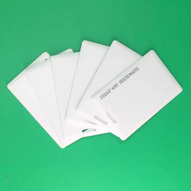 

10 Pcs/lot TK4100 EM ID thick card RFID thick card 125KHZ Proximity card 1.8 mm ID Access Control Card