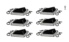 button tattoo men and women tattoo stickers waterproof simulation personalized tattoo kit tattoo stickers free shipping