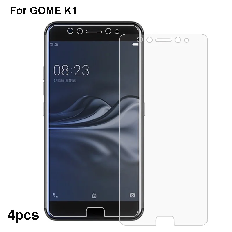 

4PCS GOME K1 Tempered Glass 9H High Quality Protective Transparent Screen Film Explosion-proof Screen For GOME K1 Glass Film