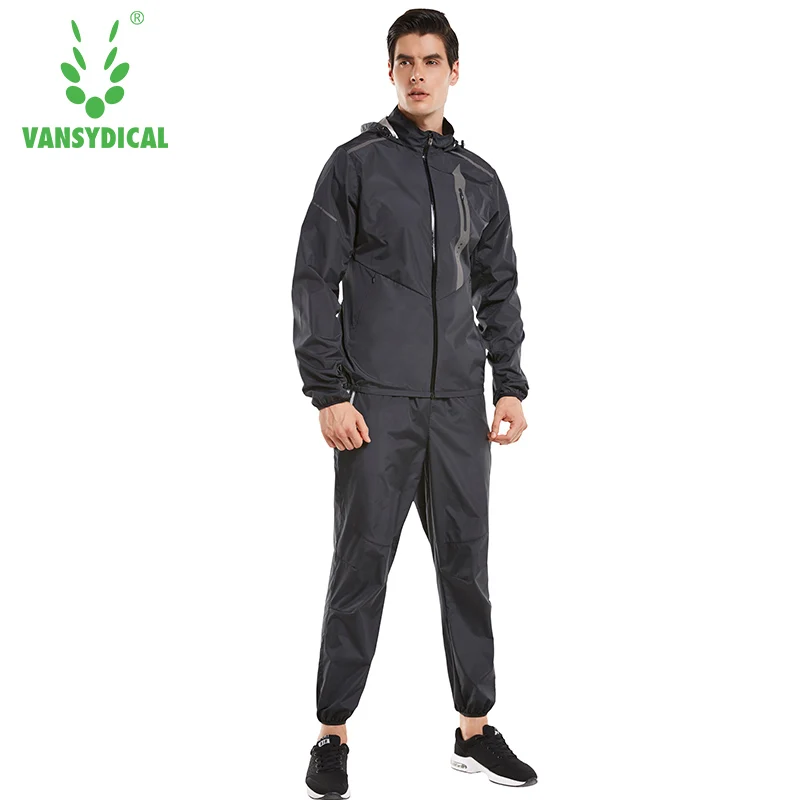 

Exercise Fitness Hot Sweat Sports Suits Men's Gym Clothes Running Set Quick Sweating Weight Loss Jogging Fitness Sportswear