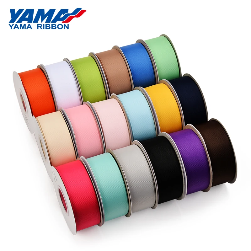 

YAMA Grosgrain Ribbon 38mm 25yards 1.5" inch for Crafts Packing Diy Wedding Party Handmade Ribbons Bow