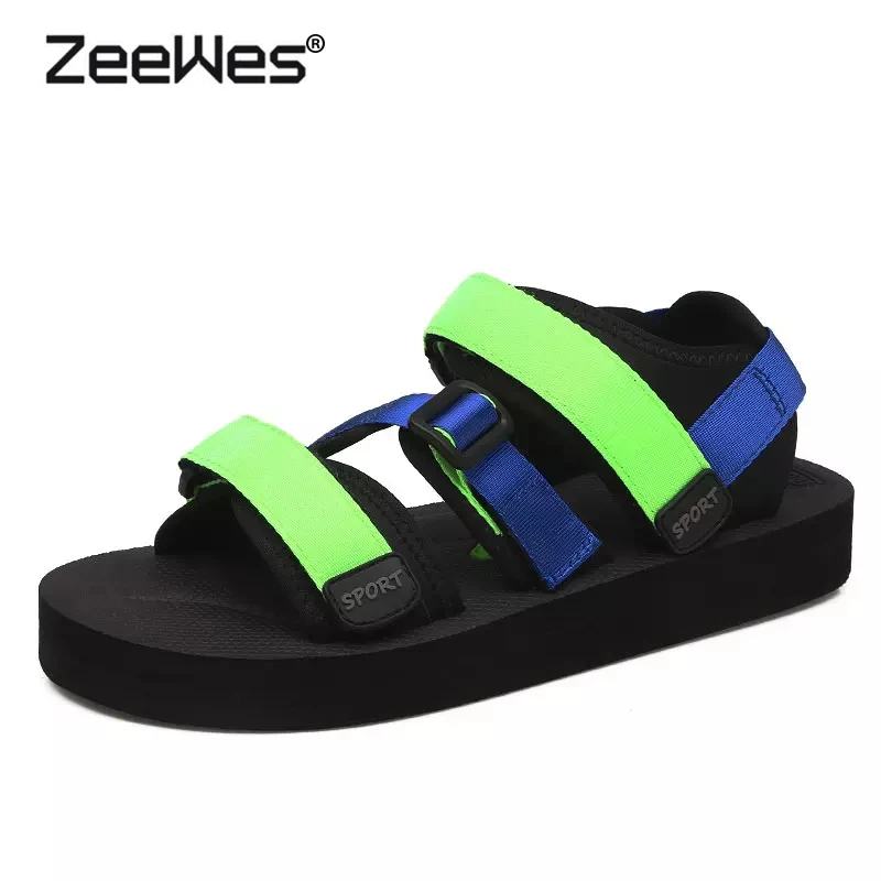 

Sport Sandals Gladiator Open Toe Beach Summer couple Slipper Light Soft Outdoor ShoesWoman Anti-Slip Casual Sandalias De Hombre