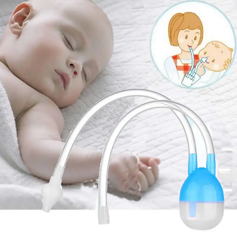 

Newborn Baby Safety Nose Cleaner Vacuum Suction Nasal Aspirator Flu Protections Nasal Aspirator Nasal Snot Nose Cleaner Baby