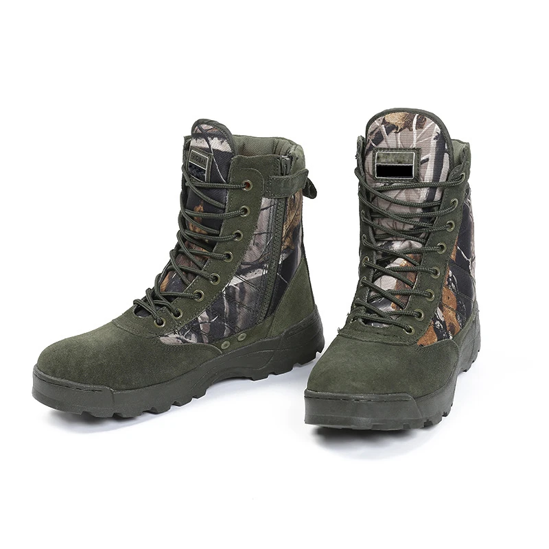 

Desert Tactical Boots Antiskid Wear-Resistant Combat Boots Men's Army Boots
