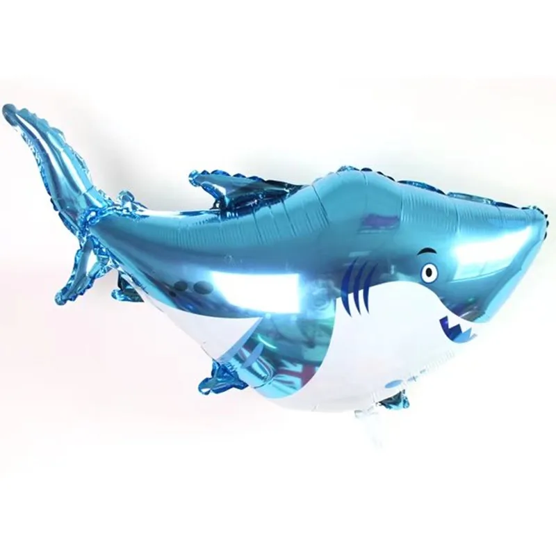 

TSZWJ T-031 free shipping 1pcs shark aluminum balloon shark, party birthday balloon wholesale