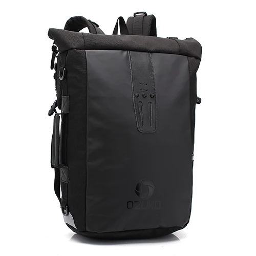 Ozuko New Multi-functional Casual hombres mochilas viaje Mochila bolso de hombro creativo masculino impermeable Laptop Mochila escolar