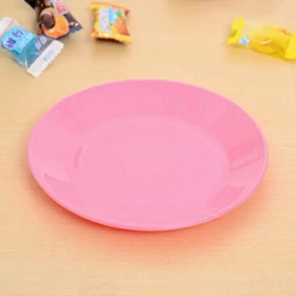 

New Multi-colors Snacks Plastic Plates Decoration Plate