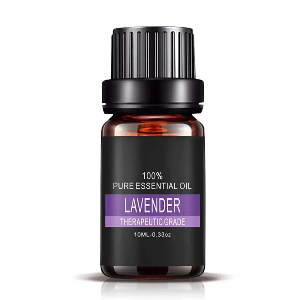 Чистое растительное натуральное ароматерапевтическое эфирное масло для ароматических диффузоров ароматическое масло лаванда Лемонграсс дерево масло уход на воздухе - Цвет: Lavender