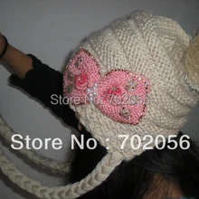 Перламутровые мешковатые шапка тамбурной вязки шапочки шляпа тамбат Барет ручной работы женские смешанные цвета 10 шт./партия#3453