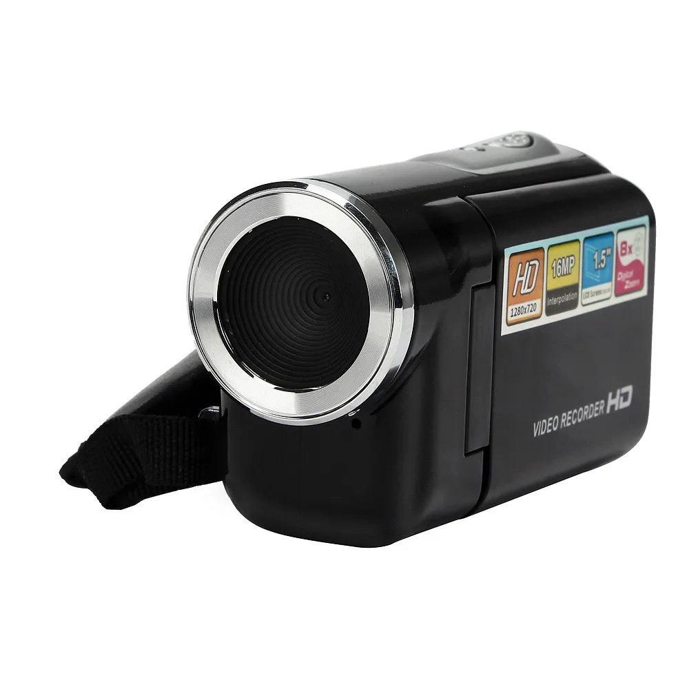 Portable Digital Video Camera 3 Color 1.5 Inch TFT 16MP 8X