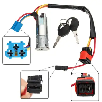 

Car Ignition Starter Switch Cable Barrel Lock 2 Keys 4162P0 For Peugeot 206 for Citroen for Picasso Xsara