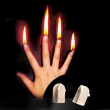 1 компл. Палец огонь Волшебная Магическая сцена Prop профессиональные фокусы волшебный трюк Магическая Иллюзия инструмент