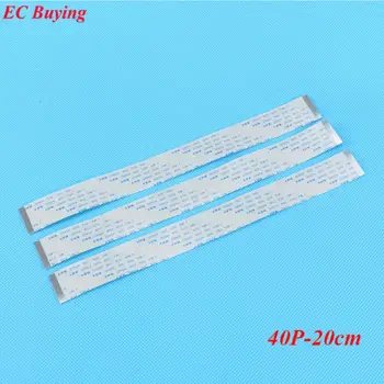 

5pcs 200mm Length 40 Pins 0.5mm Pitch FFC FPC Ribbon Flat Cable Forward Direction For TTL