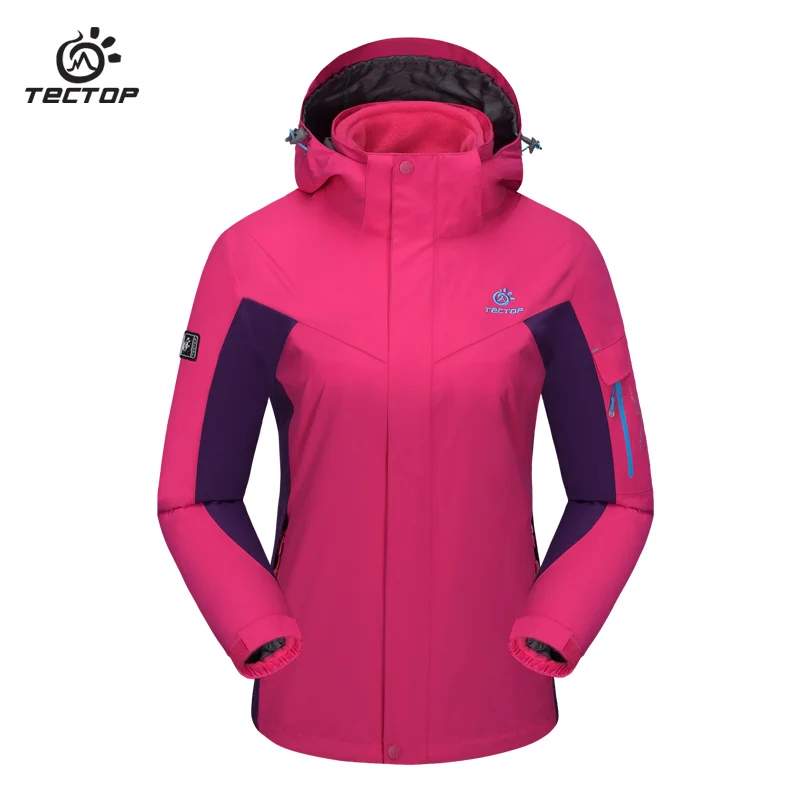 Outdoor Winter Ski Waterproof font b Jacket b font Two Piece Large Size Fleece Warm font