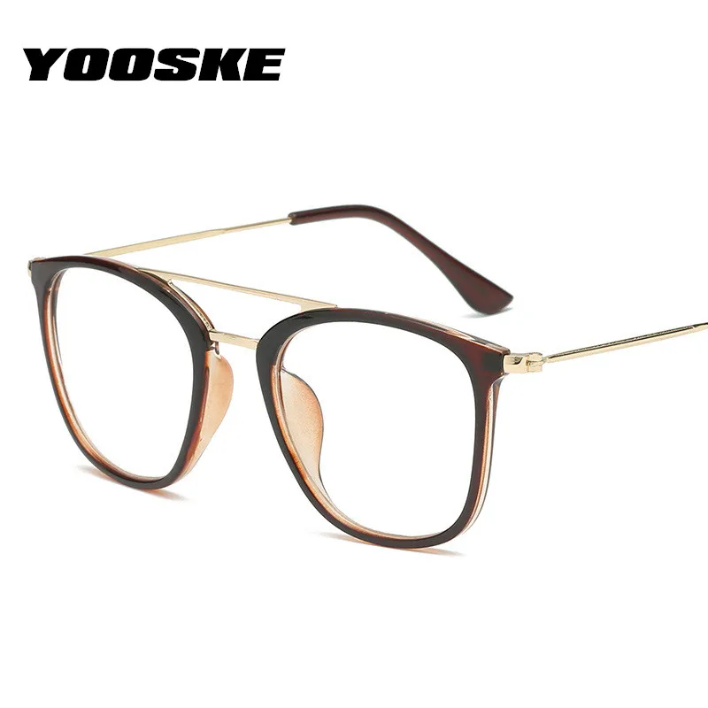 YOOSKE, женские ретро очки для близорукости, оправа, женские очки, винтажные оптические очки, по рецепту, прозрачная оправа