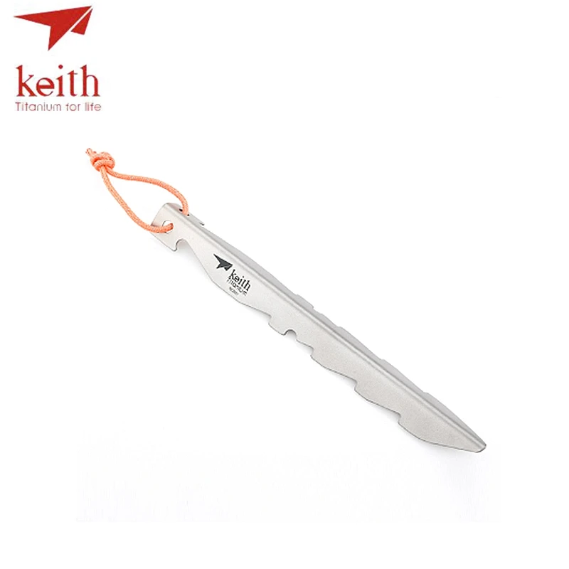 

2pcs/ Lot Keith Portable Titanium Tent Stakes Tents Pegs Outdoor Accessories