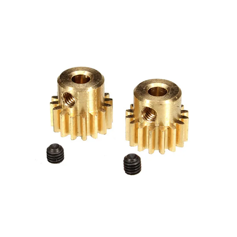 

2pcs Durable Brushless Motor Pinion Gears 16T Set Screws 3x3mm Upgraded Parts