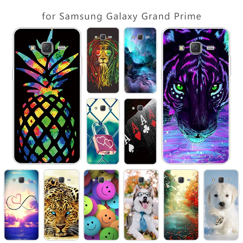 Чехлы для телефонов Samsung Grand Prime 5 дюймов прозрачный мягкий ТПУ чехол Galaxy G530M G531H