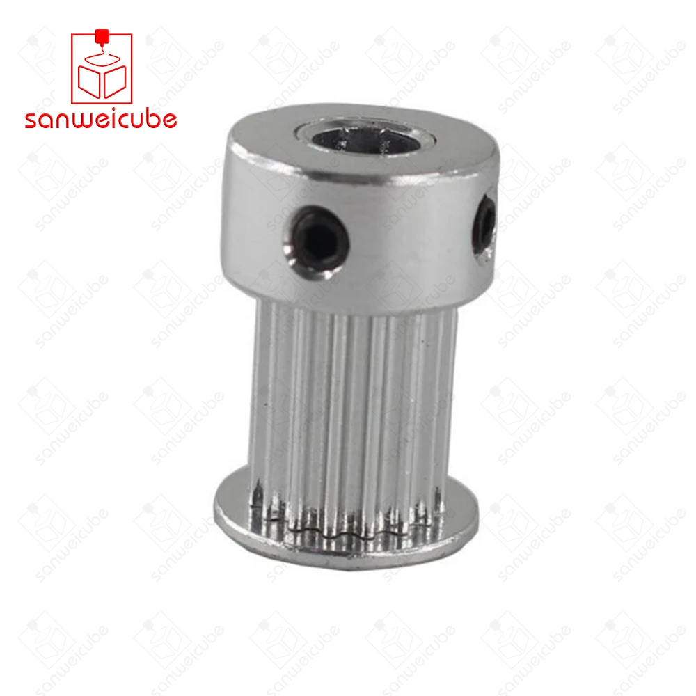 

5pcs/lot GT2 Timing Pulley 16 Teeth Wheel Width 10mm Bore 5mm Aluminium Gear Teeth Belt For Reprap Part 3D Printer pulley