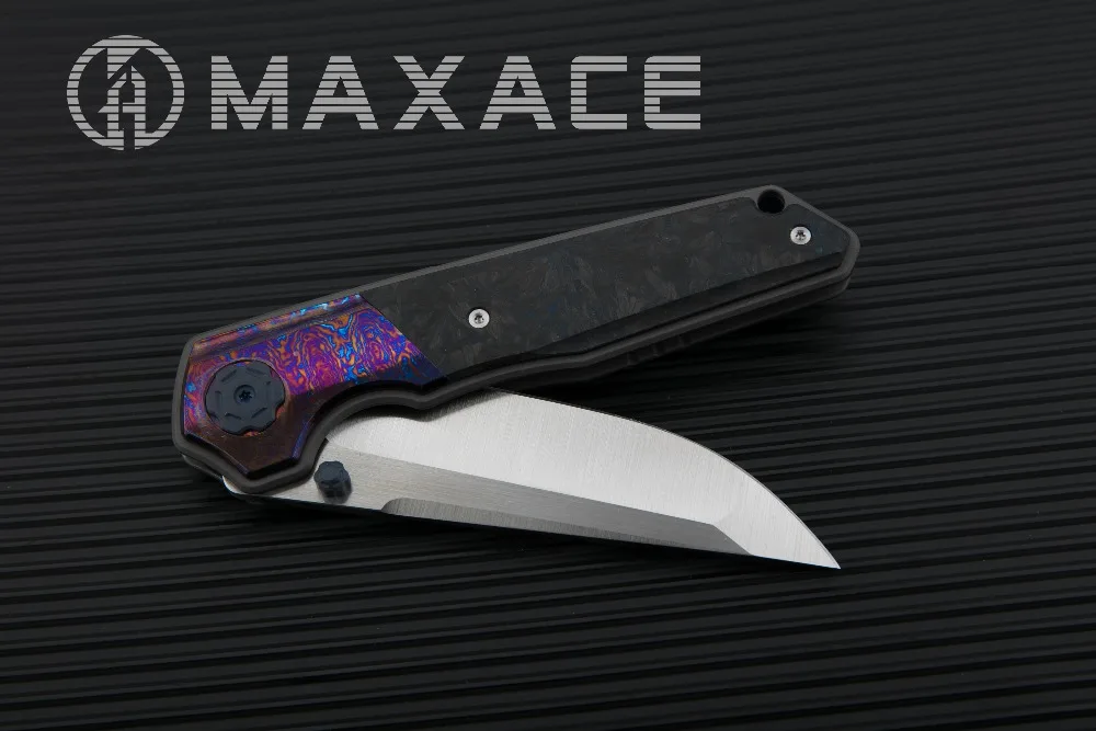 Maxace Panshi складной нож карманный M390 стальное лезвие Mokuti/ручка из углеродного