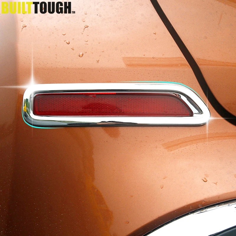 

For Nissan Murano 2015 2016 2017 2018 Chrome Rear Fog Light Lamp Bumper Reflector Cover Trim Foglight Molding Garnish Bezel