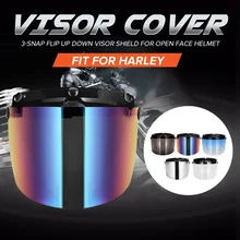 Anti-fog 3-Snap Bolla Scudo Visiera Open Viso Casco Visiera Anti-scratch Visiera Per Il Motociclo Moto caschi
