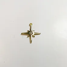 Eruifa 20 шт 12 мм Латунь Элегантный гексаграмма звезда ожерелья оптом, серьги браслет ювелирные изделия DIY ручной работы