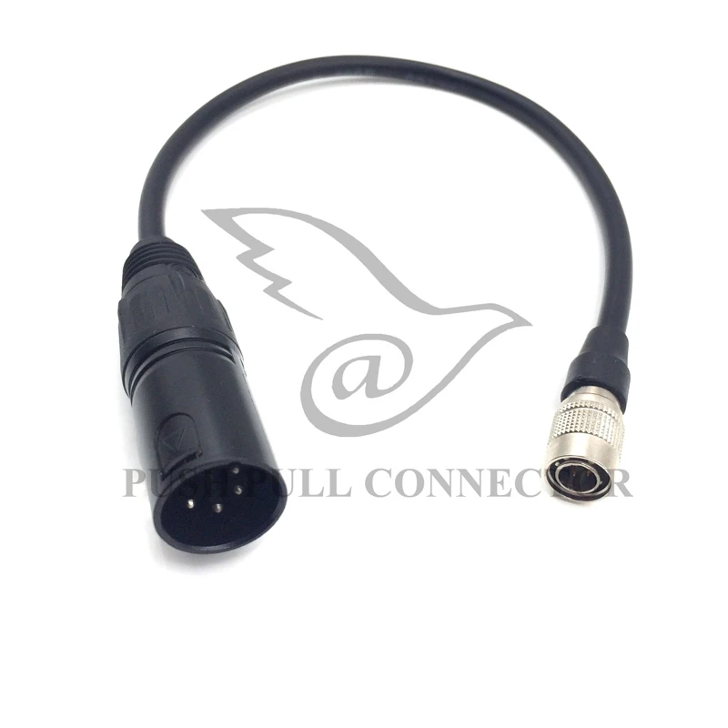 

Hirose 4pin Male Plug To XLR 4 Pin Power Cable For Sound Devices Zaxcomn 688 / 664 / ZOOM F8