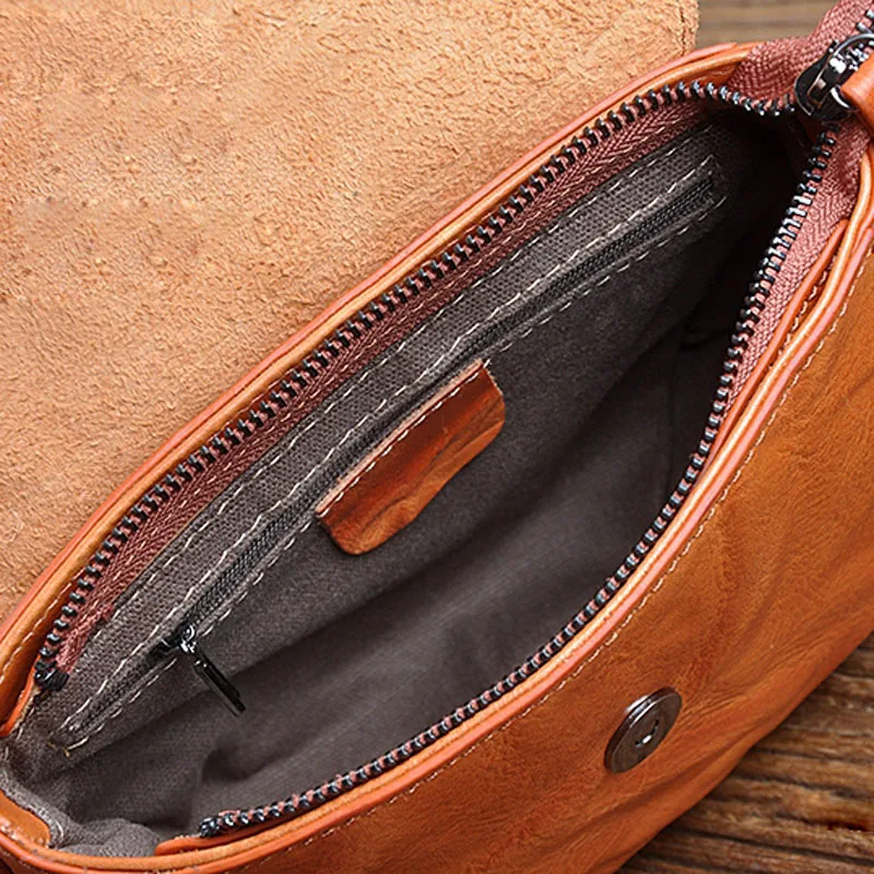 AETOO Original new bag leather handbags Sen retro retro art spring and autumn temperament fashion vegetable tanned cowhide