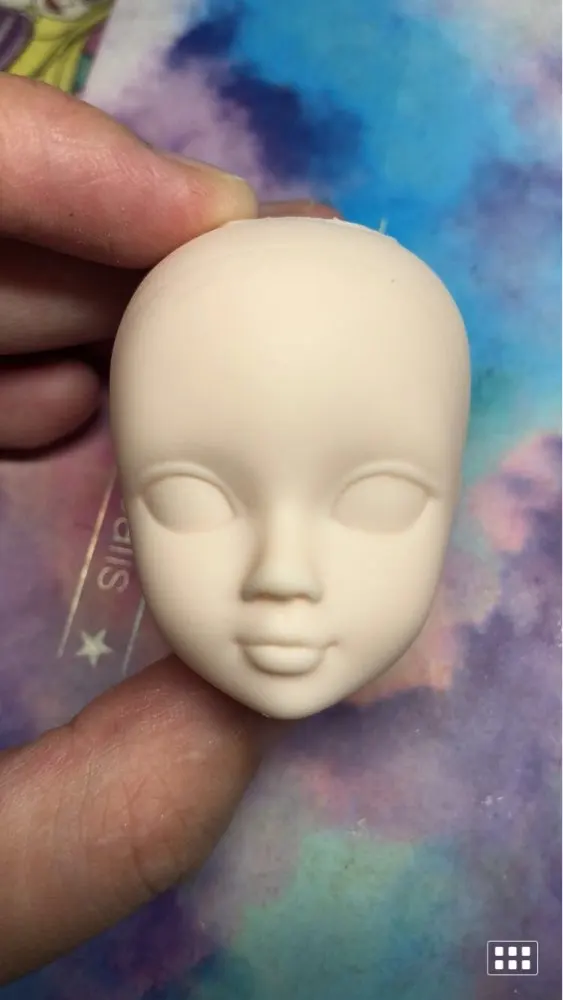 

new arrival plastic heads for 1/6 doll without make up DIY