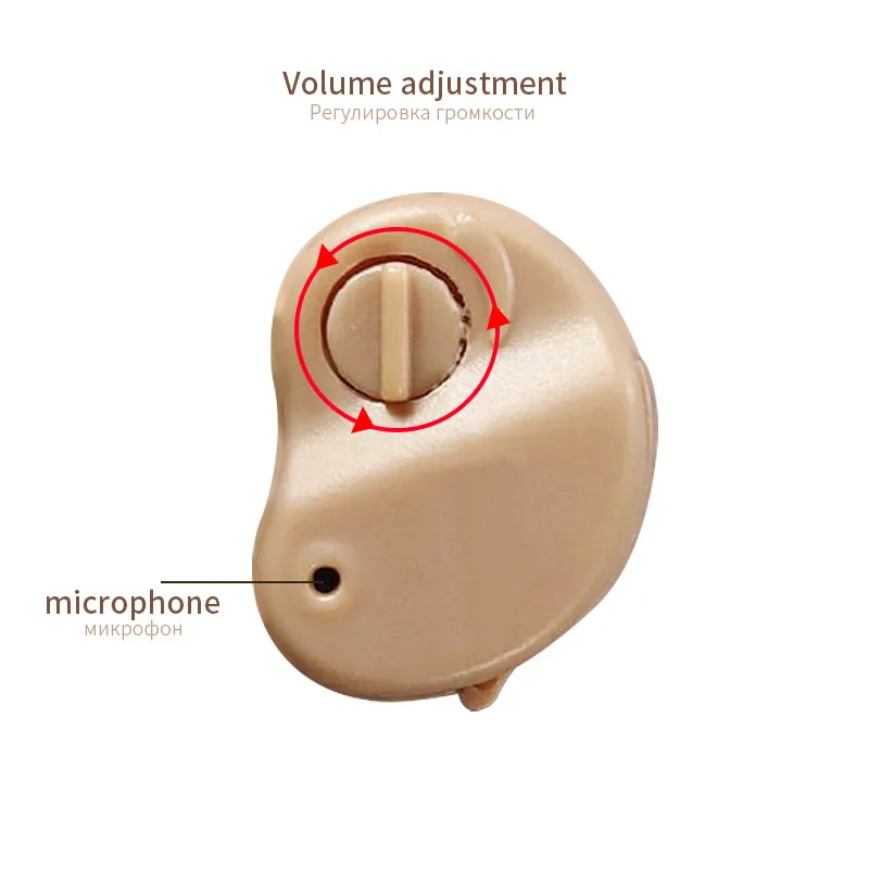 Мини невидимый слуховой аппарат для пожилых глухих слуховых аппаратов Ультра маленький усилитель цифровой слуховой аппарат усилитель звука